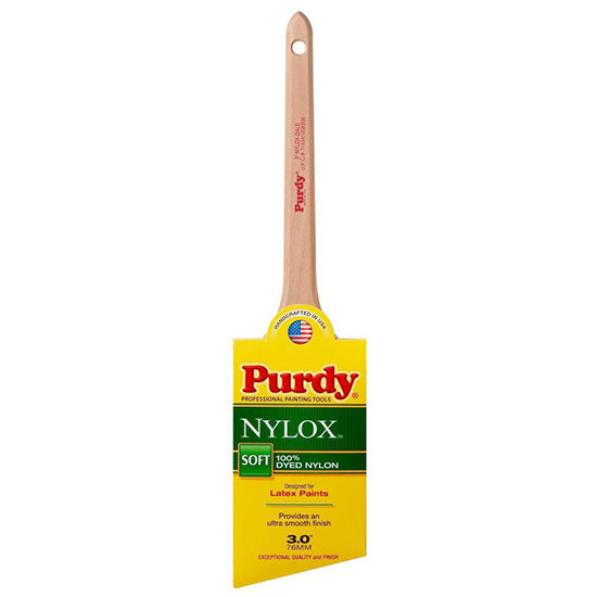 Purdy 3" Nylox Dale Angled Trim Brush, 100% Nylon